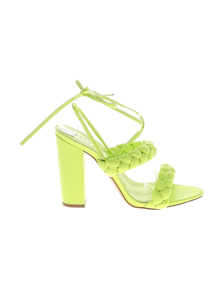 Schutz Tropical Green Heels Size 8 - photo 1