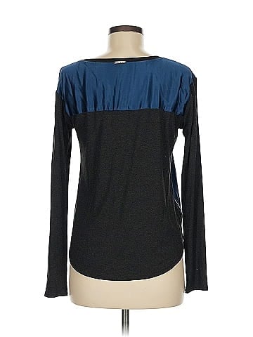 AMS Pure Long Sleeve Silk Top (view 2)