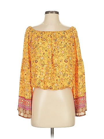 Flying Tomato 3/4 Sleeve Blouse (view 1)
