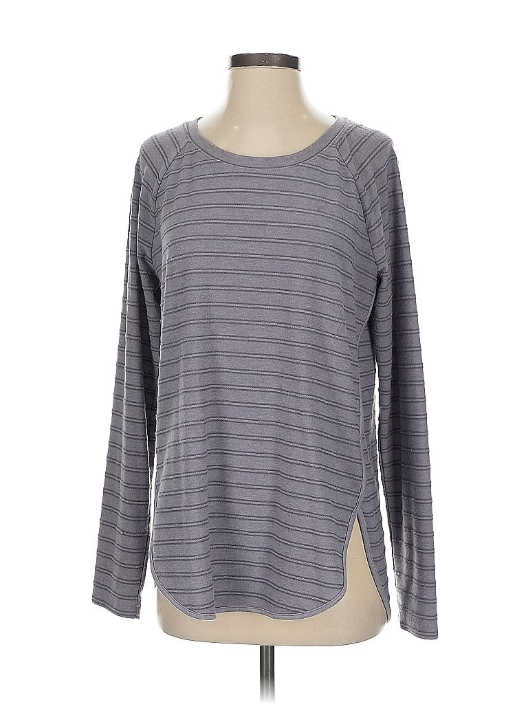 Pre-owned Sonoma Goods For Life Long Sleeve T-shirt In Purple