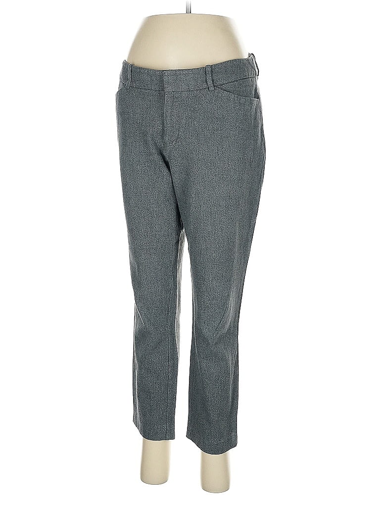 A New Day Chevron-herringbone Gray Dress Pants Size 8 - photo 1