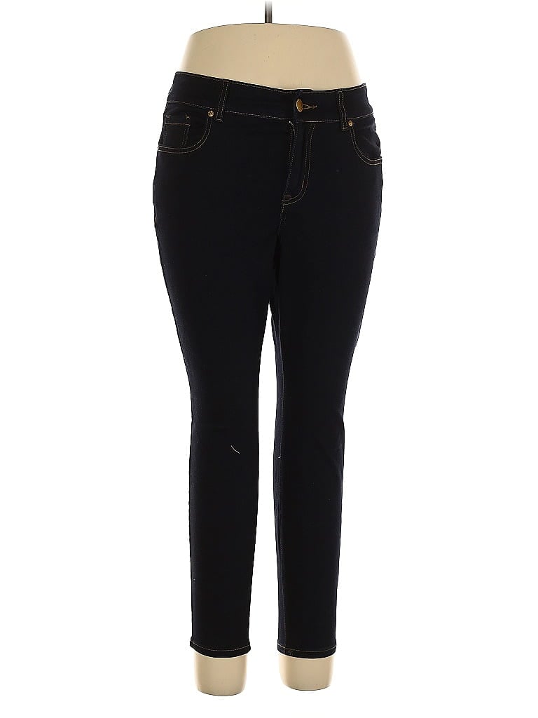 Pre-owned Lane Bryant Jeggings In Blue