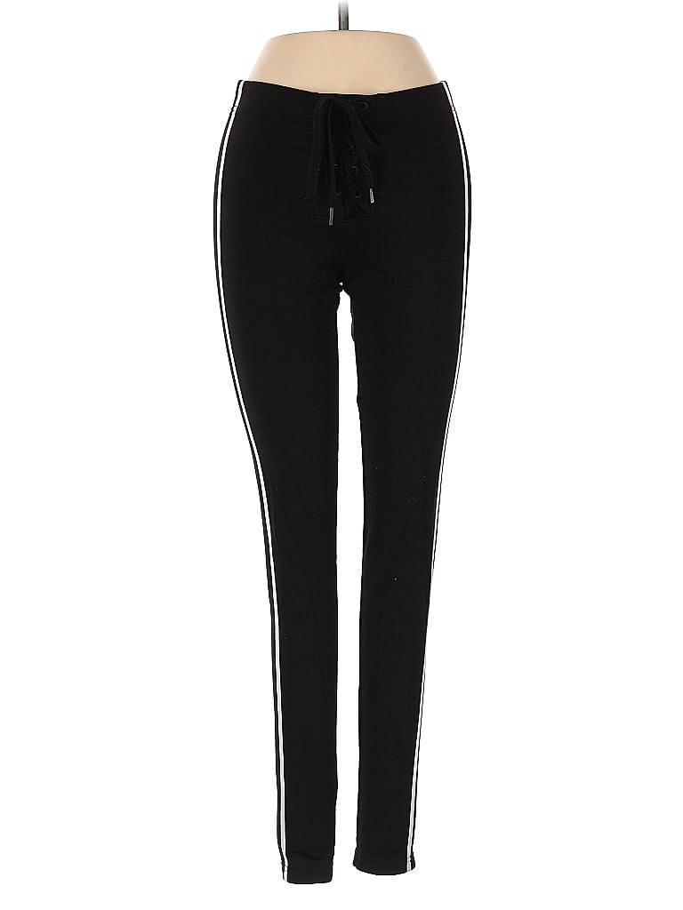 Victoria's Secret Pink Stripes Black Track Pants Size XS - photo 1
