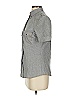 D&G Dolce & Gabbana Gray Short Sleeve Button-Down Shirt Size S - photo 5