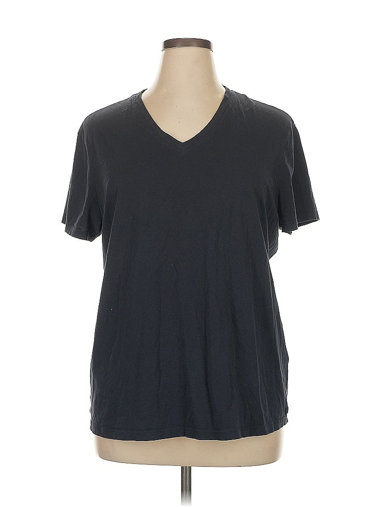 Armani Exchange 100% Cotton Gray Short Sleeve T-Shirt Size XL - photo 1