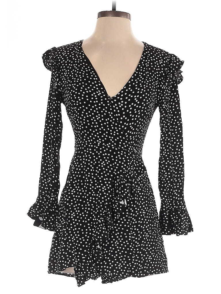 Pre-owned Zara Trf Romper In Black