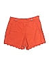 Cartonnier Solid Orange Shorts Size 0 - photo 1