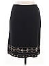 Kasper Graphic Black Formal Skirt Size 14 - photo 2