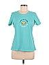 Life Is Good 100% Cotton Teal Short Sleeve T-Shirt Size M - photo 1