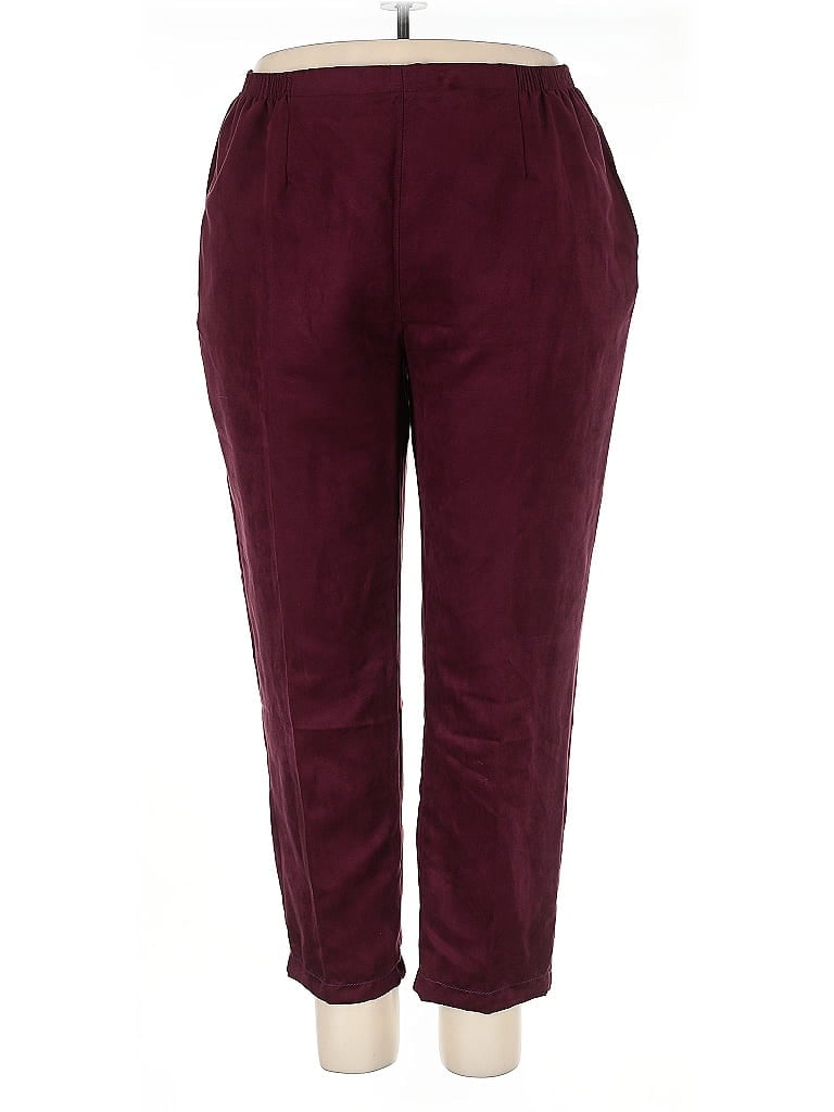 Pre-owned Draper's & Damon's Casual Pants In Burgundy