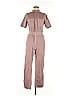 Articles of Society Solid Brown Jumpsuit Size M - photo 1