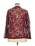 Roaman's Burgundy Cardigan Size 24 - photo 2