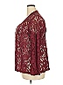 Roaman's Burgundy Cardigan Size 24 - photo 5