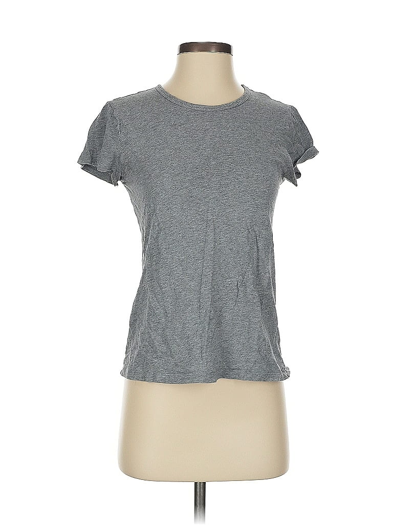 Pre-owned J.crew Factory Store Short Sleeve T-shirt In Gray
