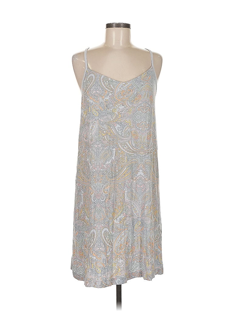 Soma Paisley Silver Cocktail Dress Size M - photo 1