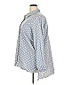Chadwicks 100% Cotton Polka Dots Gray Long Sleeve Blouse Size 2X - photo 5