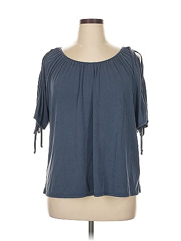 Green Envelope Short Sleeve Blouse (view 1)