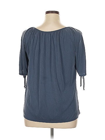 Green Envelope Short Sleeve Blouse (view 2)