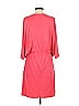 Moda International Solid Pink Casual Dress Size S - photo 2