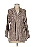 One Girl Who Brown Cardigan Size M - photo 1