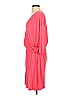 Moda International Solid Pink Casual Dress Size S - photo 5