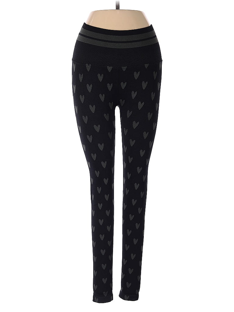 Spiritual Gangster Hearts Black Active Pants Size XS - photo 1