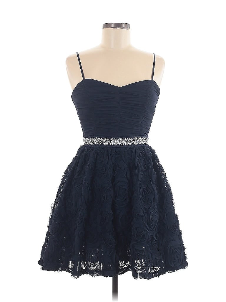 Trixxi 100% Polyester Blue Cocktail Dress Size 9 - photo 1