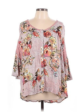 Oddi 3/4 Sleeve Blouse (view 1)
