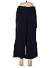 Ann Taylor LOFT Outlet Blue Linen Pants Size M - photo 1
