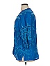 Johnny Was 100% Rayon Blue 3/4 Sleeve Blouse Size XL - photo 5