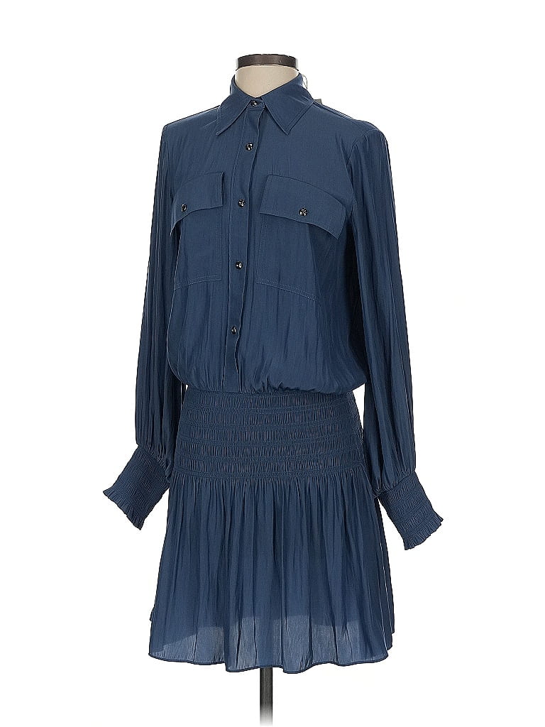 Ramy Brook 100% Polyester Blue Casual Dress Size XS - photo 1