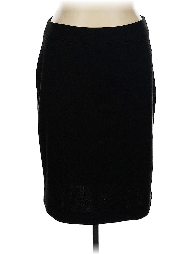 Kasper Solid Black Formal Skirt Size 14 - photo 1