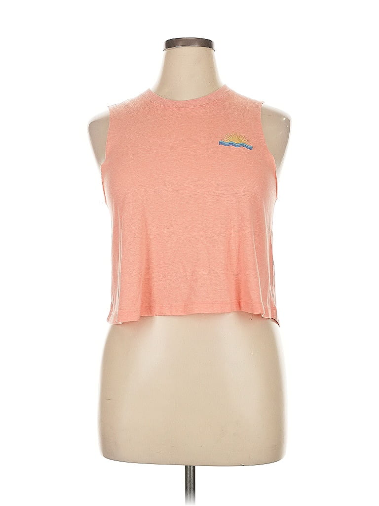 Spiritual Gangster Orange Sleeveless T-Shirt Size XL - photo 1