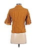 Zara Brown Short Sleeve Blouse Size S - photo 2