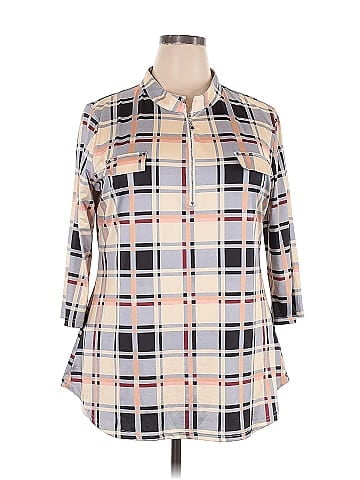 Ninedaily 3/4 Sleeve Blouse (view 1)