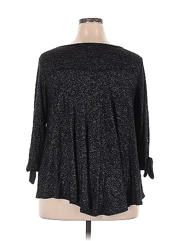 Green Envelope 3/4 Sleeve Top (view 2)
