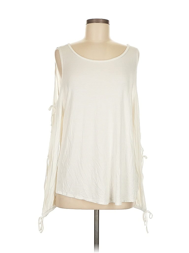 Terez Ivory Sleeveless Blouse Size M - photo 1