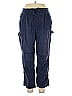 Woman Within 100% Cotton Blue Cargo Pants Size 16 - photo 1