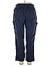 Woman Within 100% Cotton Blue Cargo Pants Size 16 - photo 2