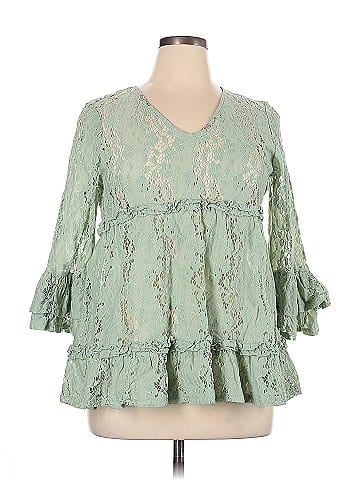 Suzanne Betro 3/4 Sleeve Blouse (view 1)