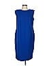 Akris Punto Solid Blue Cocktail Dress Size 12 - photo 1