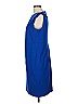 Akris Punto Solid Blue Cocktail Dress Size 12 - photo 5