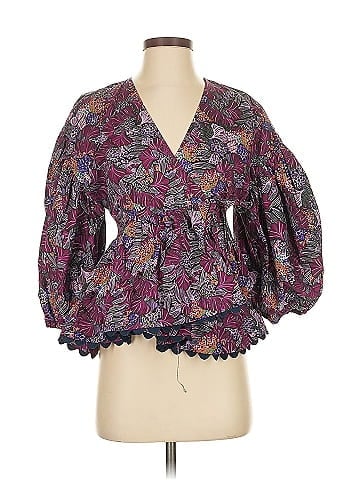 KIKA VARGAS X TARGET 3/4 Sleeve Blouse (view 1)