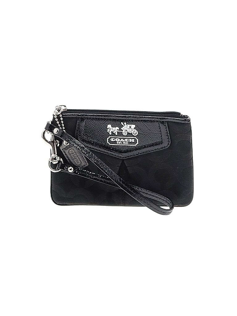 Coach Black Wristlet One size - photo 1