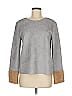 Zara W&B Collection Gray Long Sleeve Top Size M - photo 1