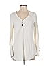 Chaser Ivory Long Sleeve Henley Size XL - photo 1