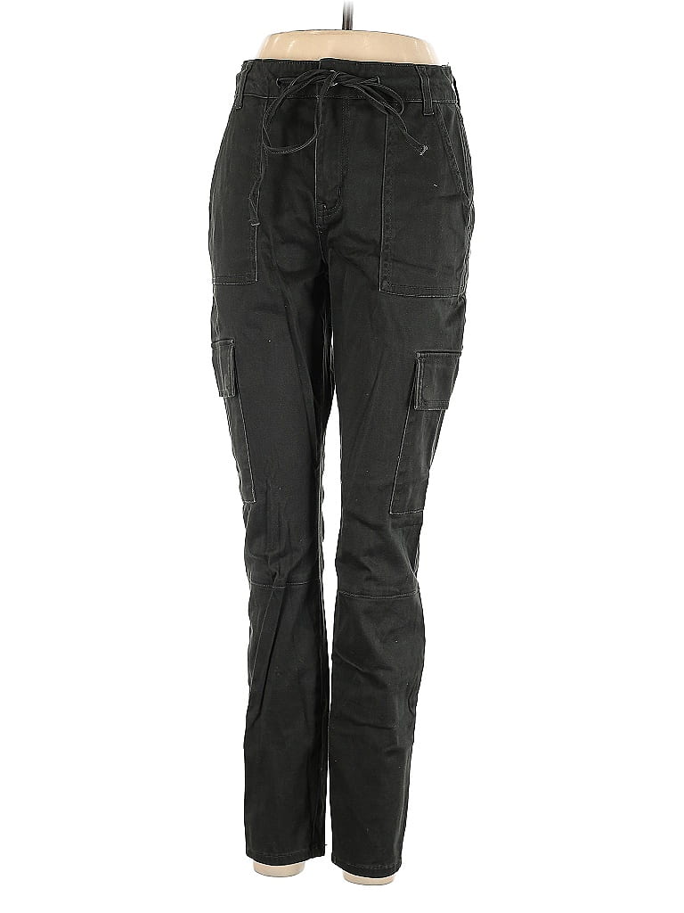 Pre-owned Rewash Cargo Pants In Black