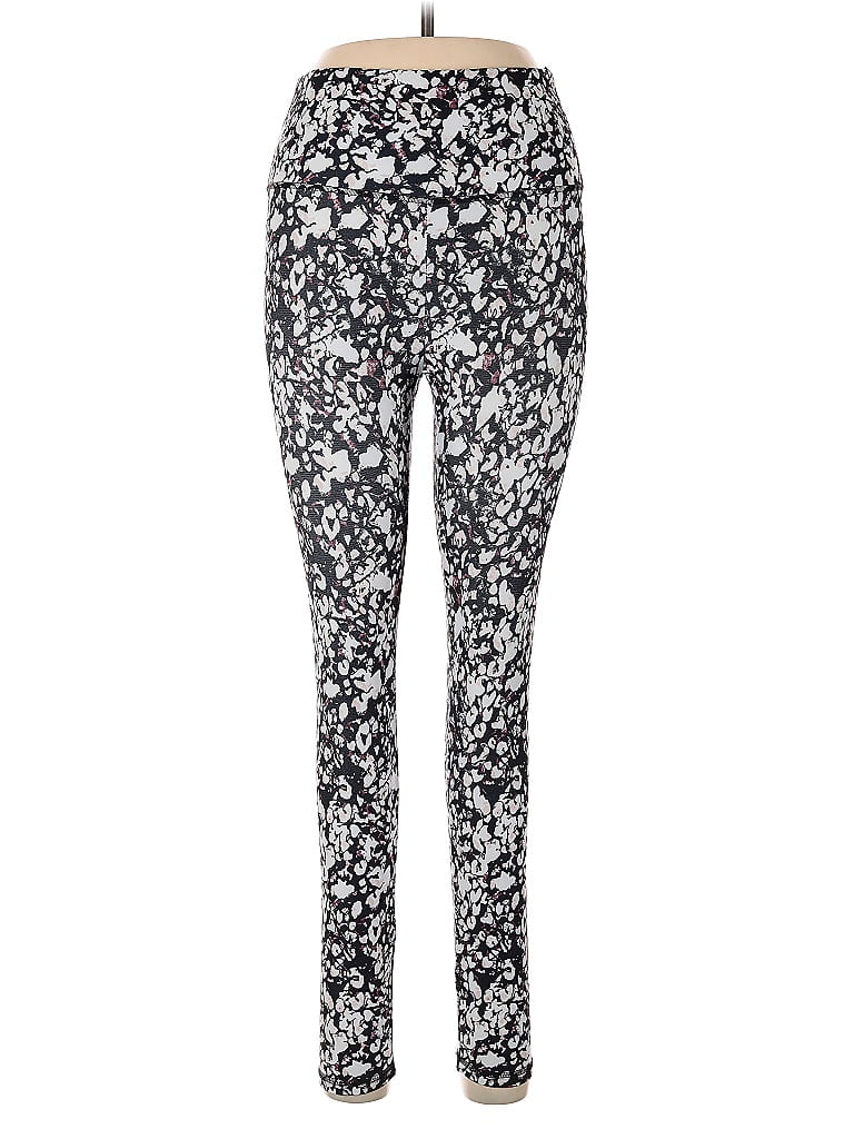 Balance Collection Print Black Active Pants Size M - photo 1