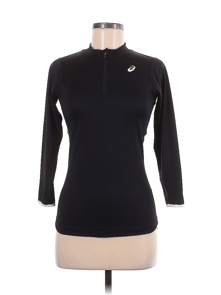 Asics Black 3/4 Sleeve T-Shirt Size M - photo 1