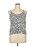 Ann Taylor LOFT 100% Cotton Gray Sleeveless Top Size XL - photo 1